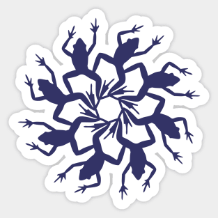 Flower frogs | flower frog Sticker